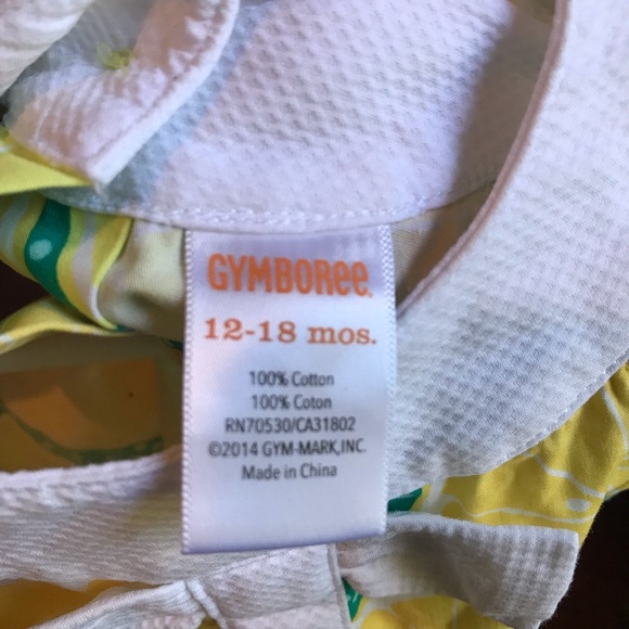 ✅SOLD✅ {Gymboree, 12-18 mo} lemon 🍋 dress - Picture 3 of 5